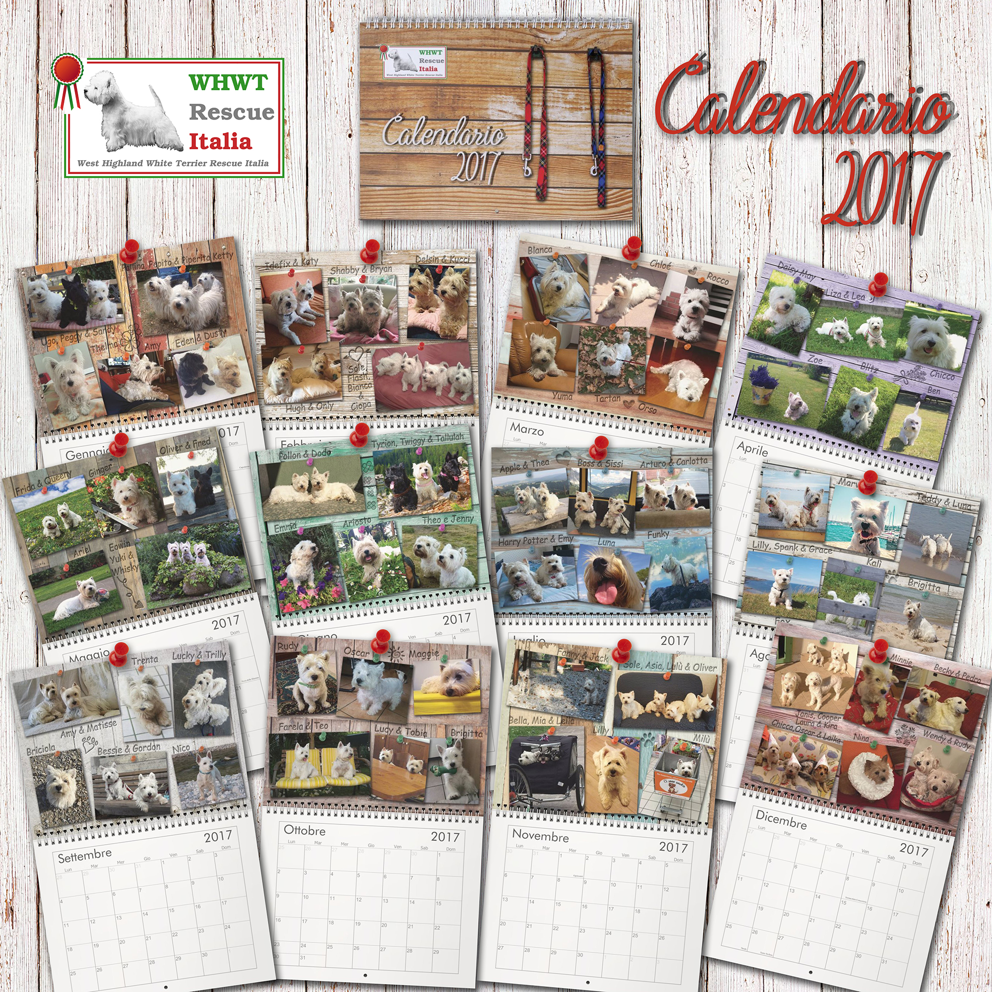 Calendario parete 2017