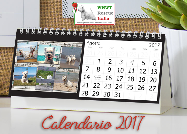 Calendario tavolo 2017